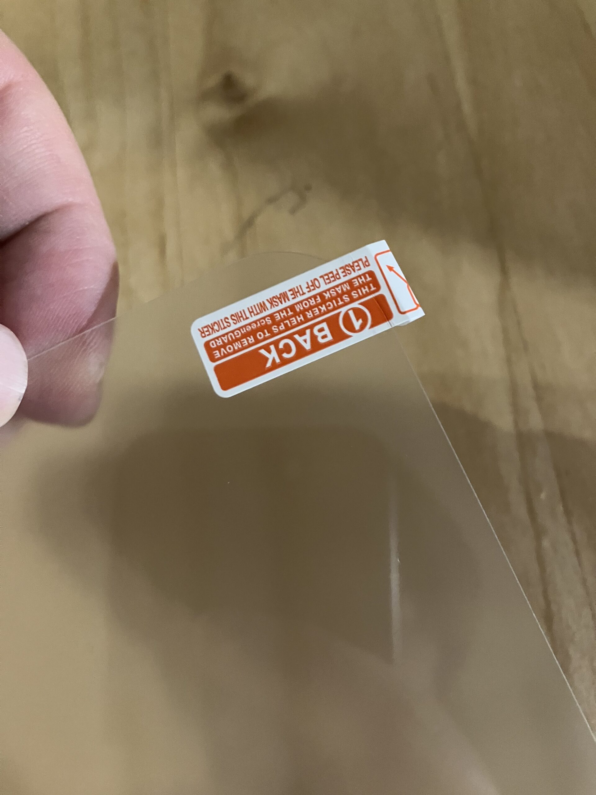 フィルム BACKシール