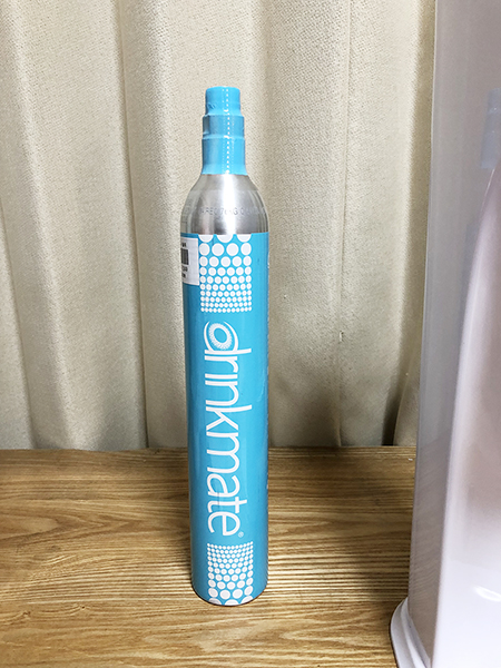 炭酸メーカーdrinkmateのガス